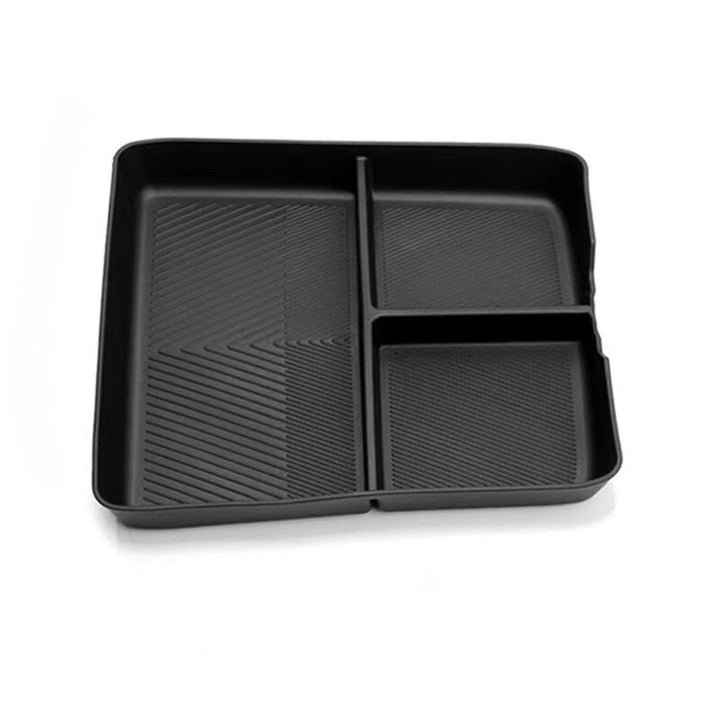 X9 center console lower organizer tray