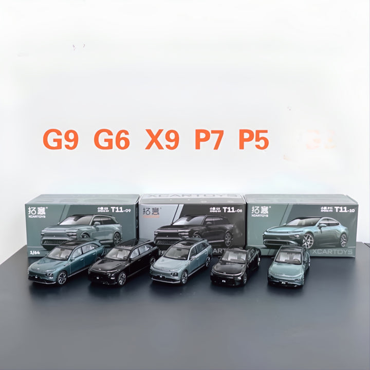 1:64  XPENG G6/G9/P7 Alloy Model Cars