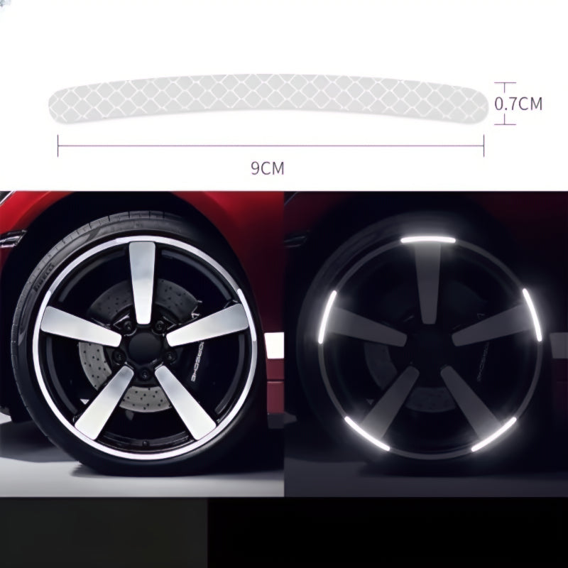 Fluorescent Stickers For Car Wheels