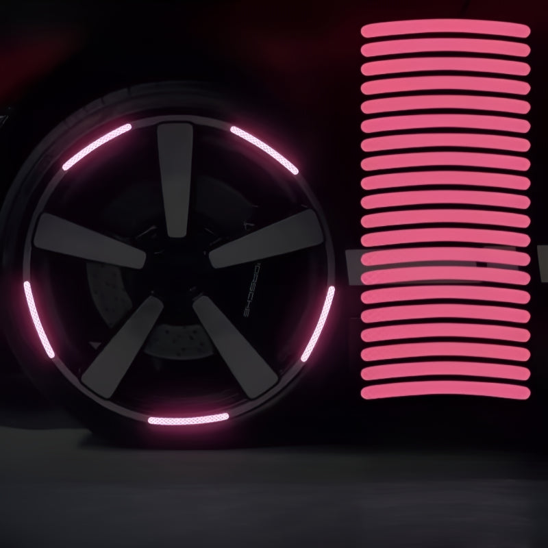 Fluorescent Stickers For Car Wheels