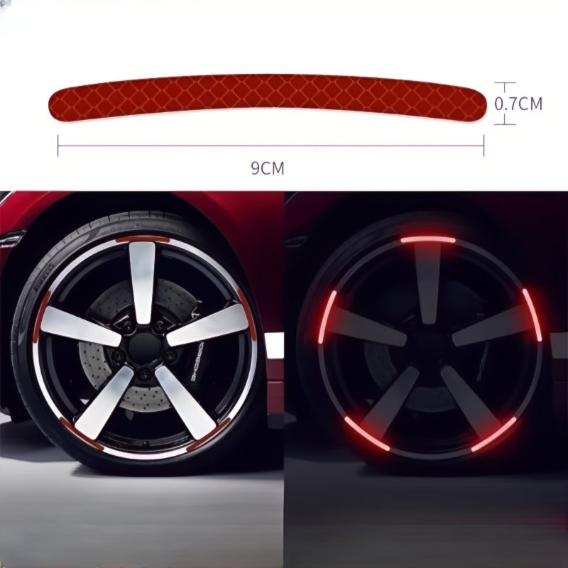 Fluorescent Stickers For Car Wheels